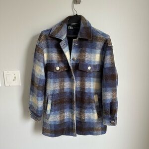 Zara Plaid Overshirt / Jacket
